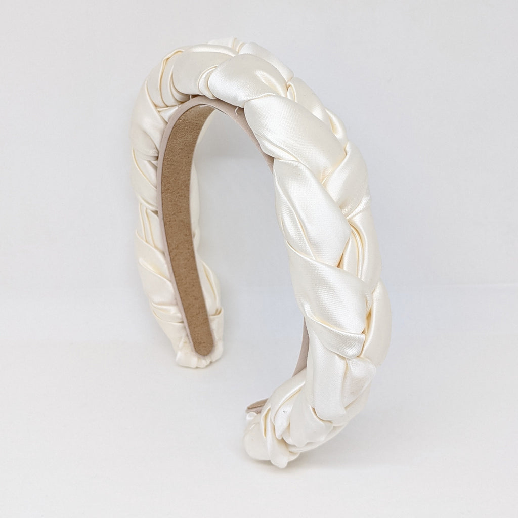 Silk braided headband – MARZOLINE MILANO display picture 2